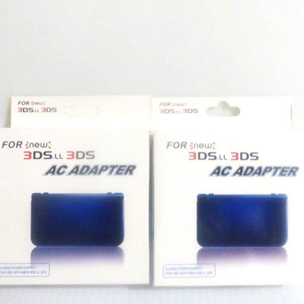 Lot of 2 3DS.LL 3DS AC ADAPTER Class 2 Power Supply Game Console Nintendo